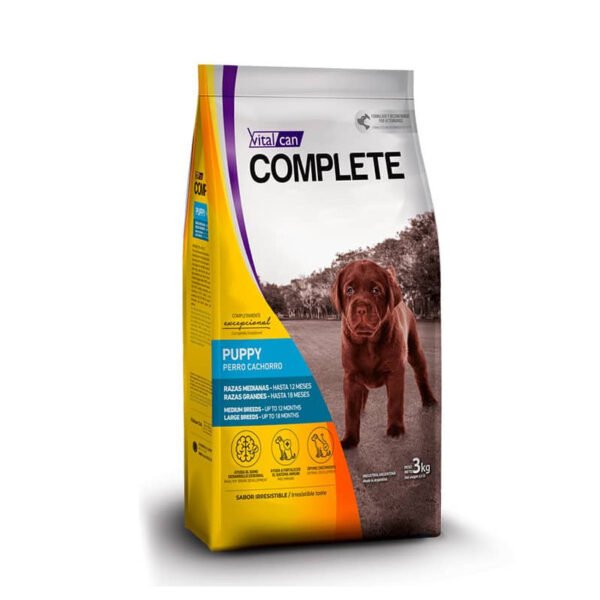 COMPLETE ALIMETO PARA PERRO CACHORRO RAZA MEDIANO Y GRANDES